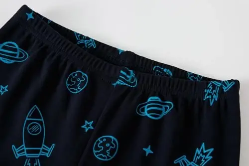 Akyzic Little Boy Short Pajamas Sets for Toddler Sleepwear Summer 2 Piece kids Pjs 2-7T - 7