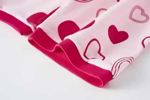 Akyzic Little Girls Pajamas 100% Cotton Short Sleeve Pjs Toddler Summer Sleepwear Kids Clothes Set 3t-10t - 7