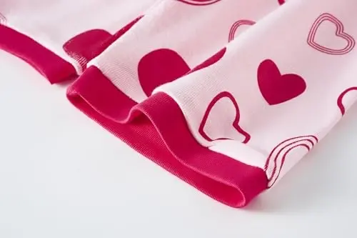 Akyzic Little Girls Pajamas 100% Cotton Short Sleeve Pjs Toddler Summer Sleepwear Kids Clothes Set 3t-10t - 7