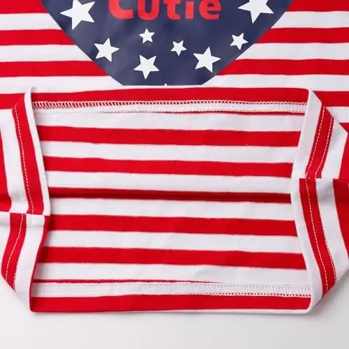 Akyzic Little Girls Pajamas 100% Cotton Short Sleeve Pjs Toddler Summer Sleepwear Kids Clothes Set 3t-10t - 5