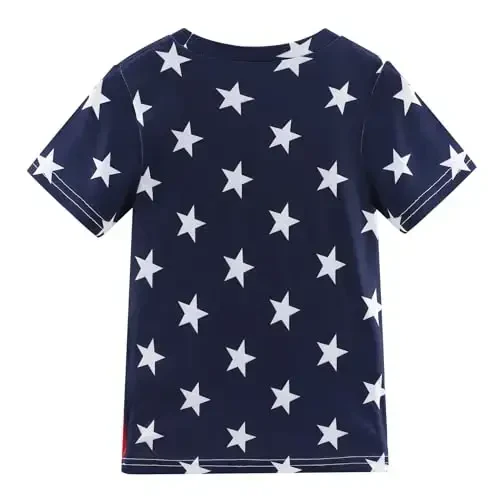 Akyzic Little Boy Short Pajamas Sets for Toddler Sleepwear Summer 2 Piece kids Pjs 2-7T - 5