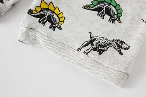 Akyzic Little Boy Short Pajamas Sets for Toddler Sleepwear Summer 2 Piece kids Pjs 2-7T - 7