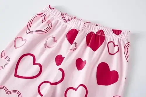 Akyzic Little Girls Pajamas 100% Cotton Short Sleeve Pjs Toddler Summer Sleepwear Kids Clothes Set 3t-10t - 6