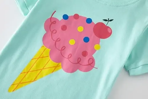 Akyzic Little Girls Pajamas 100% Cotton Short Sleeve Pjs Toddler Summer Sleepwear Kids Clothes Set 3t-10t - 6