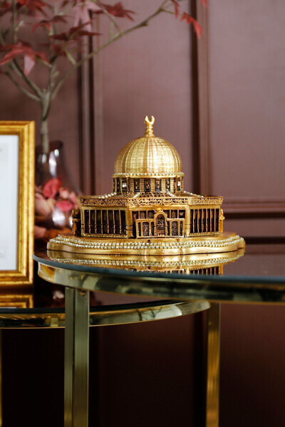 Al-Aqsa masjidi | Sahroi jannat gumbazi | Stol usti dekorasi | Televizor usti dekorativ aksessuar - 3