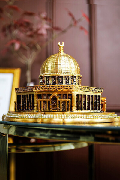 Al-Aqsa masjidi | Sahroi jannat gumbazi | Stol usti dekorasi | Televizor usti dekorativ aksessuar - 4
