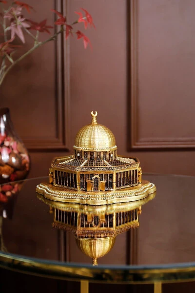 Al-Aqsa masjidi | Sahroi jannat gumbazi | Stol usti dekorasi | Televizor usti dekorativ aksessuar - HAC UMRE HEDIYELIK