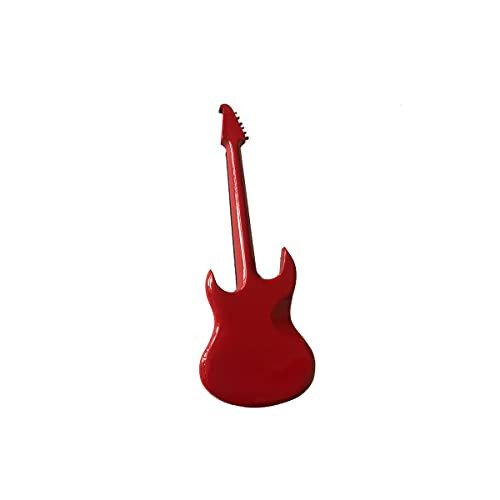 ALANO 17 cm kırmızı bas gitar süsü minyatür gitar model alet süsü (GE23R-17) - 2