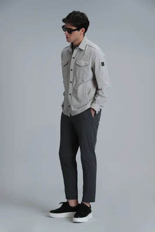 Alex Smart Men's Chino Pants Slim Fit Green - 4