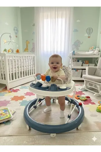 Alfa Yürüteç-Açık Mavi 