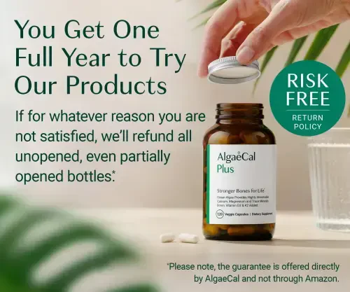 AlgaeCal Plus: Clinically Supported Calcium with Vitamin D3 & Vitamin K2 - 8
