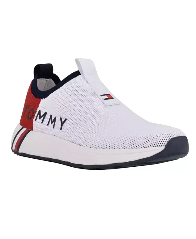 Aliah Knit Sporty Slip-On Krossovkalari - Oq - TOMMY HILFIGER