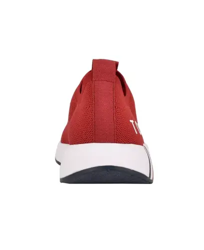 Aliah Knit Sporty Slip-On Sneakers - Red - 3