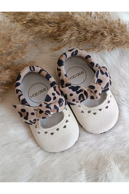 Alice Leopar Hakiki Deri Bebek Makosen Patik-Leopar - 1