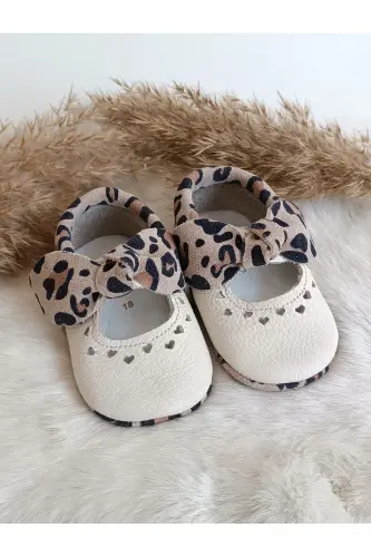 Alice Leopar Hakiki Deri Bebek Makosen Patik-Leopar - 3