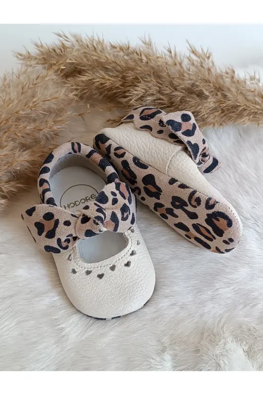Alice Leopar Hakiki Deri Bebek Makosen Patik-Leopar - 4