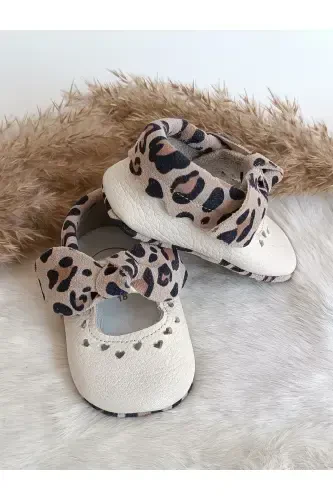 Alice Leopar Haqiqiy Charm Bebek Mokasin Patik-Leopar - HODORE (1)