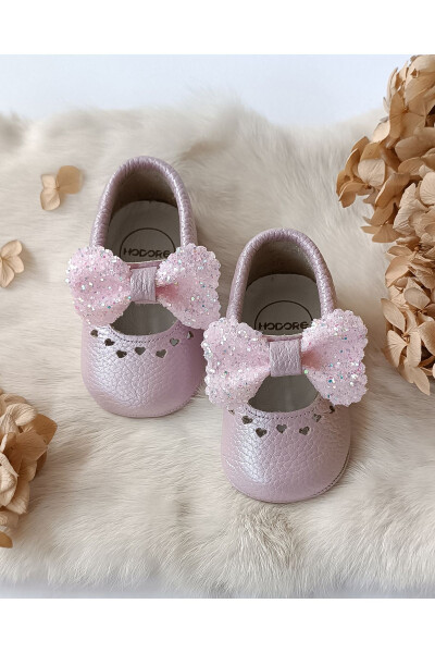 Alice Lila Genuine Leather Baby Moccasins - 1