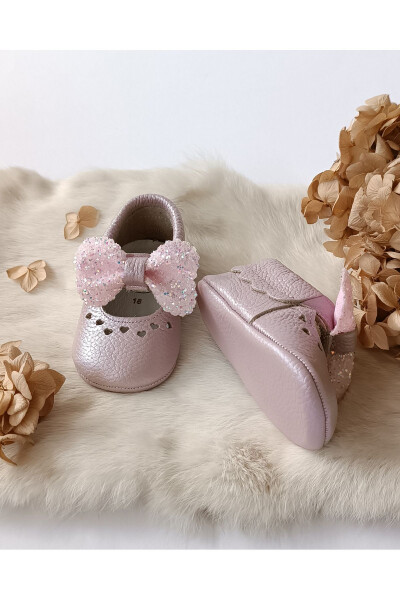 Alice Lila Genuine Leather Baby Moccasins - 2