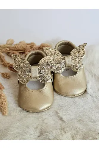 Alice Platinum Gold Genuine Leather Moccasin - Platinum Gold - 4