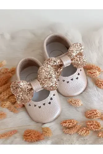 Alice Rose Genuine Leather Baby Moccasin Slippers - 1