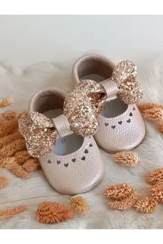 Alice Rose Genuine Leather Baby Moccasin Slippers - 3