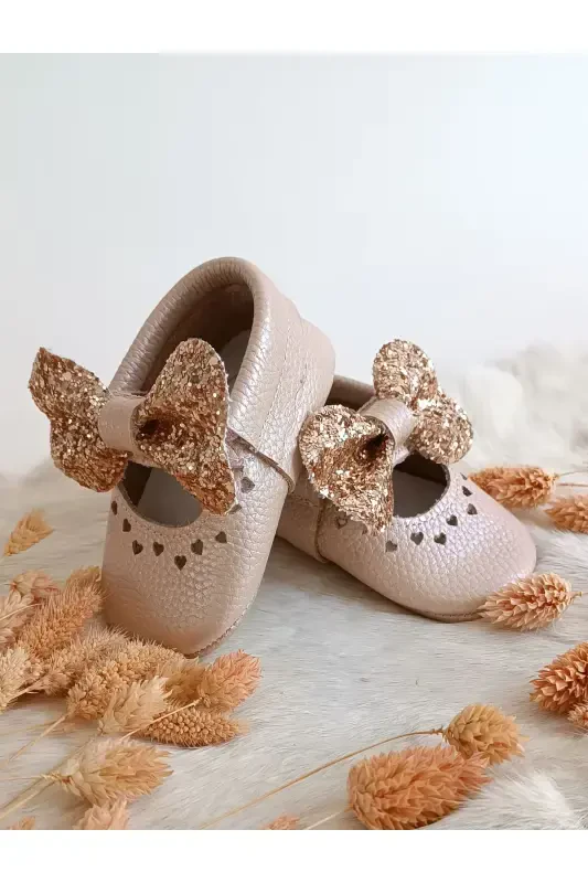 Alice Rose Genuine Leather Baby Moccasin Slippers - 4