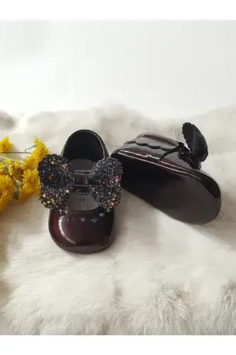 Alice Rugan Taşlı Bordo Deri Makosen-Taşlı Bordo - 2