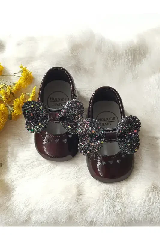 Alice Rugan Taşlı Bordo Deri Makosen-Taşlı Bordo - 4