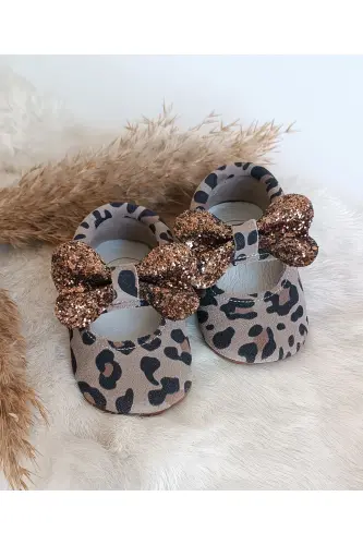 Alice Stone Leopard Genuine Leather Loafer-Stone Leopard - 4