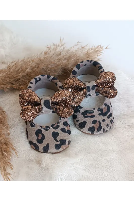 Alice Taşlı Leopar Hakiki Deri Mokasen - Taşlı Leopar - 4