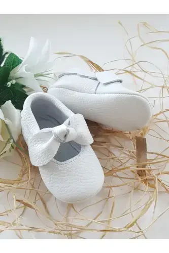 Alice White Leather Loafer-White - 1