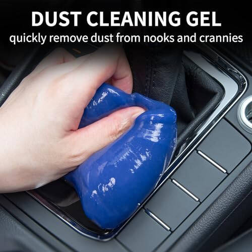 ALIOBC Car Cleaning Gel, Keyboard Cleaner Cleaning Putty for Car Interior Car Slime Cleaner Dust Cleaning Gel Car Putty for Cleaning Car Gel Cleaner Blue NT.WT.: 5.6 oz (160 g) - 3