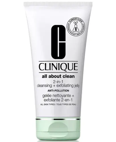 All About Clean™ 2-in-1 Face Cleansing + Exfoliating Jelly Cleanser with Salicylic Acid, 5 oz.-No Color - 1