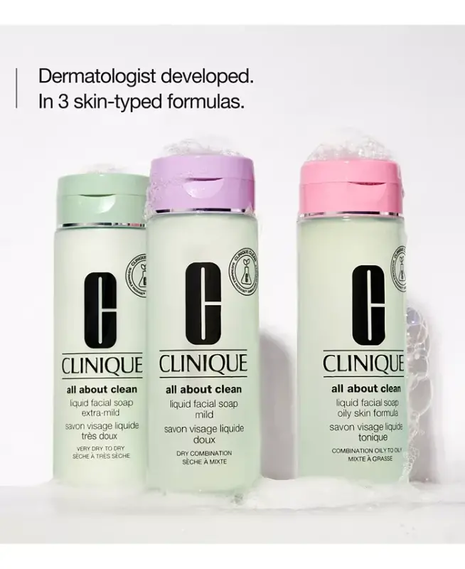All About Clean™ Liquid Facial Soap Extra Mild, 6.7 fl oz-No Color - 2
