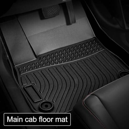 All Weather Car Floor Mats Compatible with 2016 2017 2018 2019 2020 2021 2022 2023 2024 Malibu，3Pcs Automotive Floor Mats & Cargo Liners Front & Rear Row Interior Car Accessories - 3