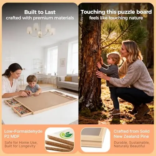 ALL4JIG 1500 Piece Rotating Puzzle Board with 4 Drawer 24.92
