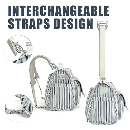 ALLCAMP Diaper Bag Large, Support Baby Stroller, Converted Into a Tote Bag - 4