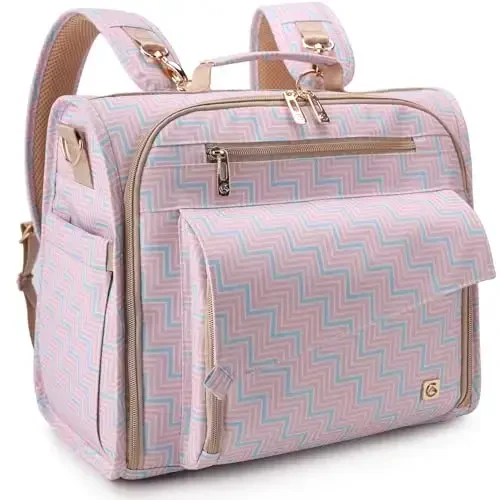 ALLCAMP Diaper Bag Large, Support Baby Stroller, Converted Into a Tote Bag - 1