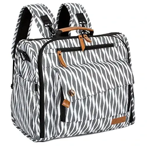 ALLCAMP Diaper Bag Large, Support Baby Stroller, Converted Into a Tote Bag - 1