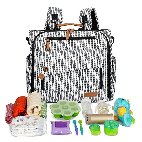 ALLCAMP Diaper Bag Large, Support Baby Stroller, Converted Into a Tote Bag - 4