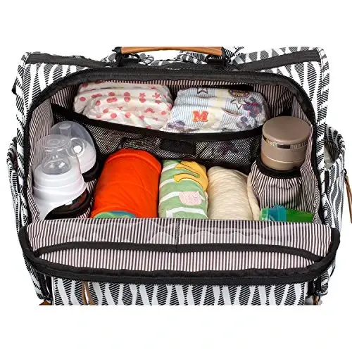 ALLCAMP Diaper Bag Large, Support Baby Stroller, Converted Into a Tote Bag - 5