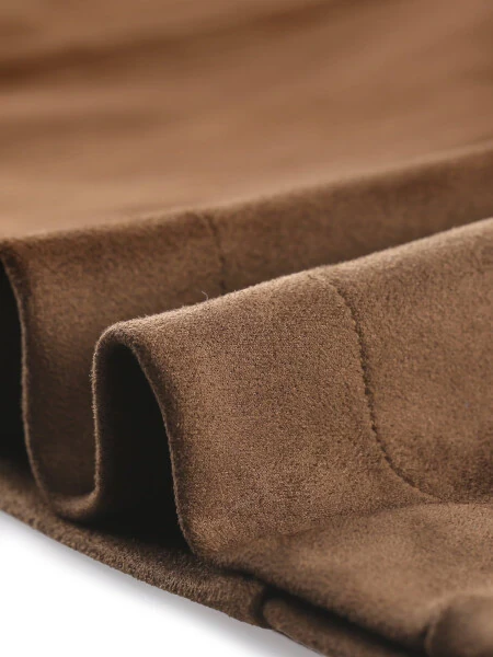 Allegra K Ayollar uchun Suniy Charm Qo'ltiqcha Yaka Tugmali Uzoq Yengli Blazer - 5