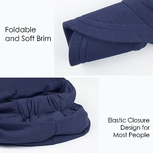 Alnorm Super Soft Breathable Viscose Slouch Hat Ayollar uchun katta hajmli beysbol kepkasi - 5