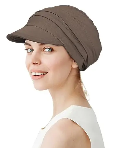 Alnorm Super Soft Breathable Viscose Slouch Hat Oversized Baseball Cap for Women - 1
