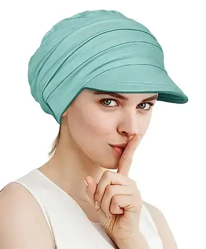 Alnorm Super Soft Breathable Viscose Slouch Hat Oversized Baseball Cap for Women - 3
