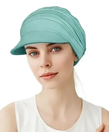 Alnorm Super Soft Breathable Viscose Slouch Hat Oversized Baseball Cap for Women - 4