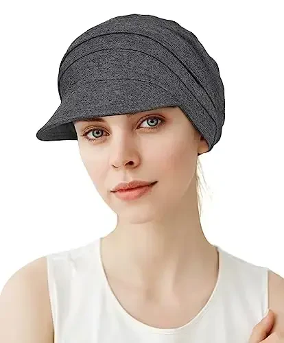 Alnorm Super Soft Breathable Viscose Slouch Hat Oversized Baseball Cap for Women - 4