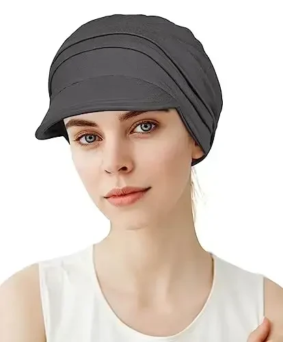 Alnorm Super Soft Breathable Viscose Slouch Hat Oversized Baseball Cap for Women - 4