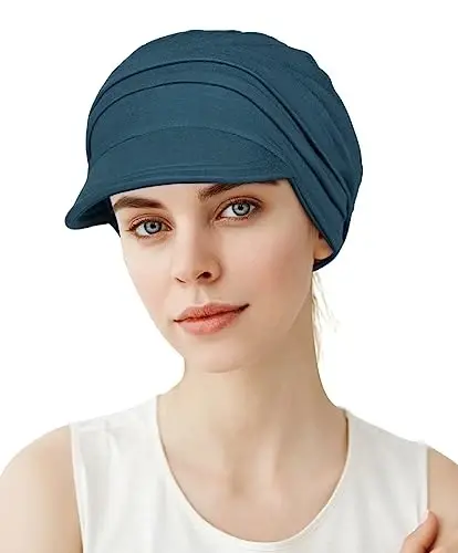 Alnorm Super Soft Breathable Viscose Slouch Hat Oversized Baseball Cap for Women - 4